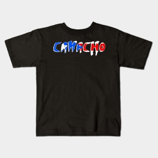 Camacho Mania Puerto Rican Flag Kids T-Shirt